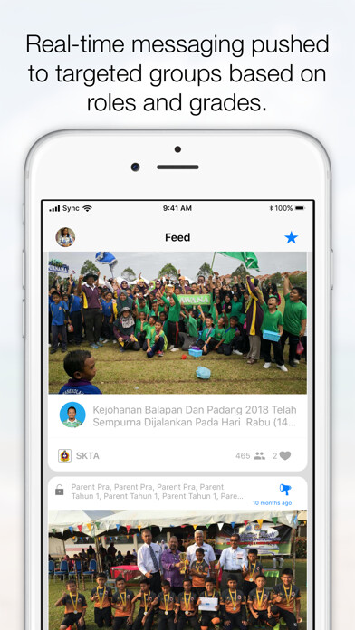Emulate iPhone app Sync School Messaging using MyAndroid