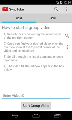 Emulate Android APK SyncTube Emulate Android APK SyncTube