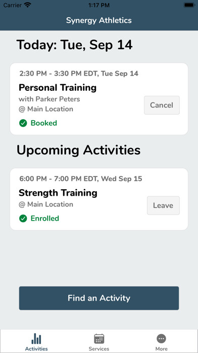 Emulate iPhone app Synergy Athletics using MyAndroid Emulate iPhone app Synergy Athletics using MyAndroid