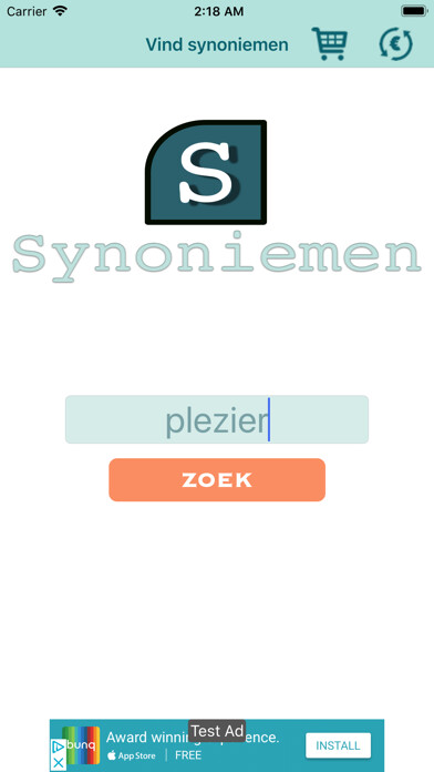 Emulate iPhone app Synoniemen using MyAndroid Emulate iPhone app Synoniemen using MyAndroid