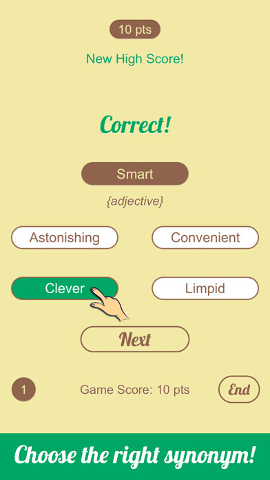 Emulate iPhone app Synonyms Quiz using MyAndroid Emulate iPhone app Synonyms Quiz using MyAndroid