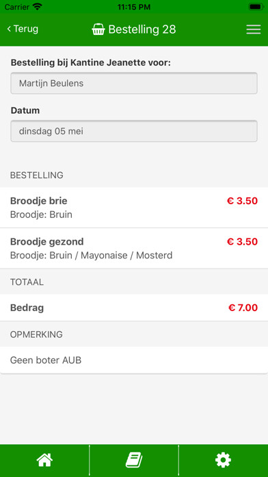 Emulate iPhone app Syntec Kantinenet using MyAndroid Emulate iPhone app Syntec Kantinenet using MyAndroid