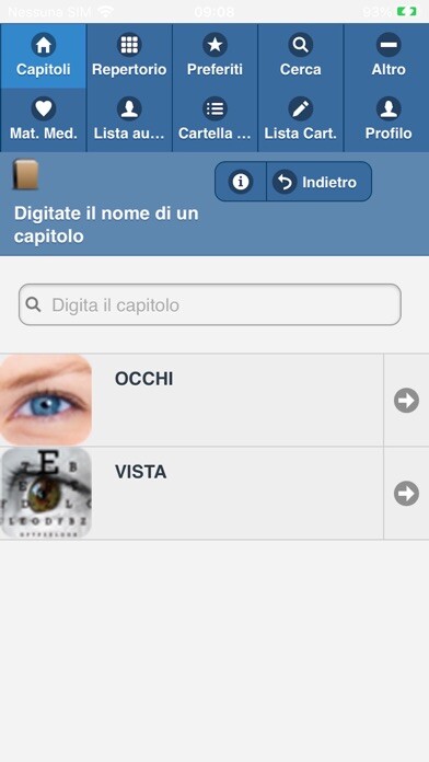 Emulate iPhone app Synthesis Italiano Lite using MyAndroid