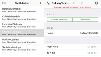 Emulate iPhone app SynthJacker using MyAndroid Emulate iPhone app SynthJacker using MyAndroid