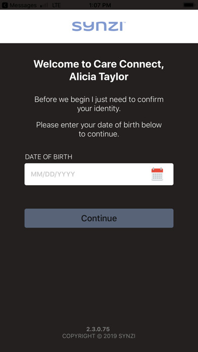 Emulate iPhone app Synzi Care Connect using MyAndroid