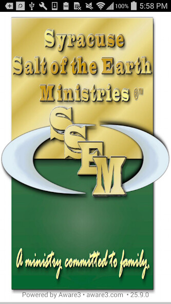 Emulate iPhone app Syracuse Salt of the Earth Min using MyAndroid
