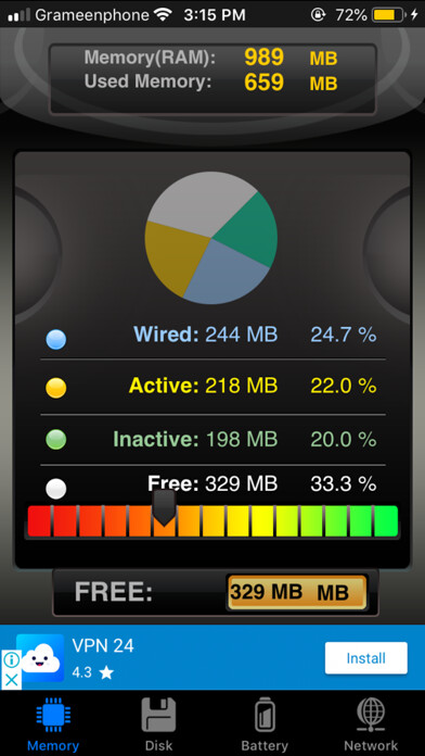 Emulate iPhone app SYS Activity Manager using MyAndroid