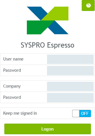 Emulate iPhone app SYSPRO Espresso using MyAndroid