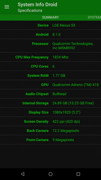 Run android online APK System Info Droid from MyAndroid or emulate System Info Droid using MyAndroid Run android online APK System Info Droid from MyAndroid or emulate System Info Droid using MyAndroid