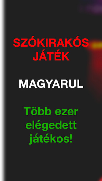 Run android online APK Szóker Magyar Szókirakós Játék from MyAndroid or emulate Szóker Magyar Szókirakós Játék using MyAndroid