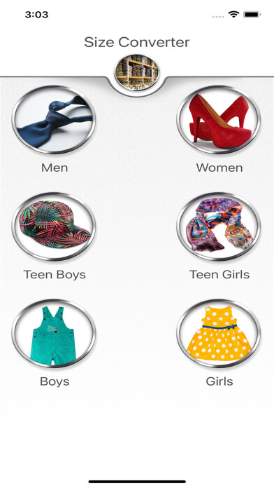 Emulate iPhone app SZ Size Converter using MyAndroid Emulate iPhone app SZ Size Converter using MyAndroid