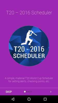 Emulate Android APK T20 2016 - Scheduler Emulate Android APK T20 2016 - Scheduler