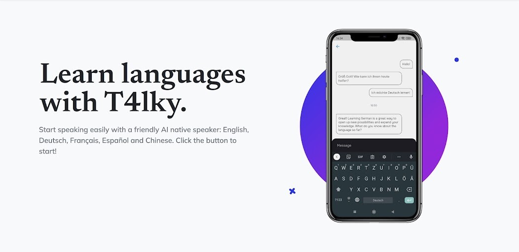 Run android online APK T4lky — your own AI tutor from MyAndroid or emulate T4lky — your own AI tutor using MyAndroid Run android online APK T4lky — your own AI tutor from MyAndroid or emulate T4lky — your own AI tutor using MyAndroid