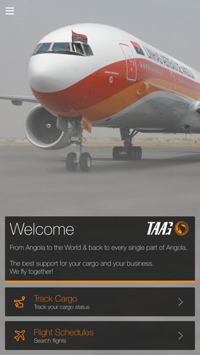 Emulate iPhone app TAAG Cargo using MyAndroid