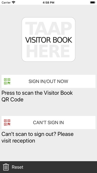 Emulate iPhone app TAAP Visitor Book using MyAndroid Emulate iPhone app TAAP Visitor Book using MyAndroid