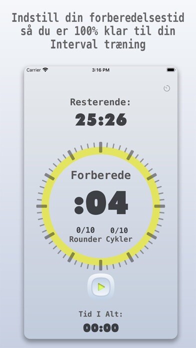 Emulate iPhone app Tabata Interval using MyAndroid Emulate iPhone app Tabata Interval using MyAndroid