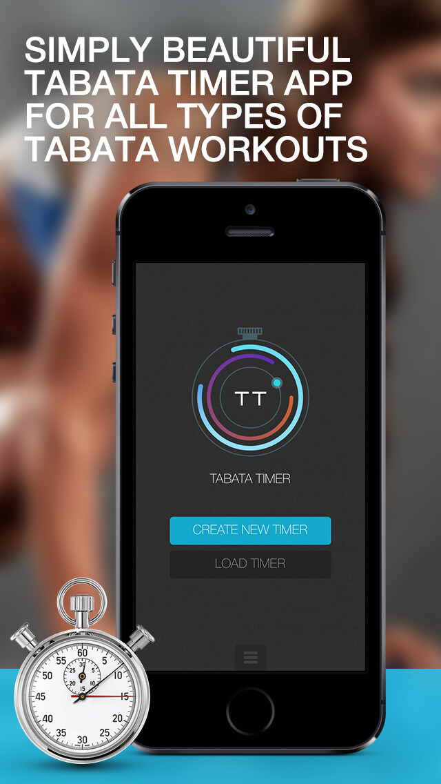 Emulate iPhone app Tabata Timer: Tabata for Cycling, Running, Swimming, and Bootcamp Workouts using MyAndroid