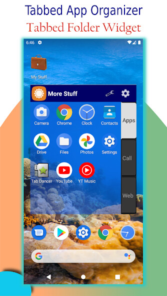 Run android online APK Tabbed App Organizer - pro from MyAndroid or emulate Tabbed App Organizer - pro using MyAndroid