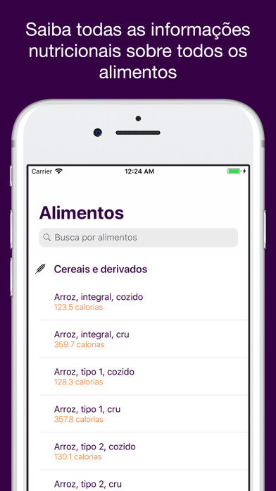 Emulate iPhone app Tabela Taco de Alimentos using MyAndroid Emulate iPhone app Tabela Taco de Alimentos using MyAndroid