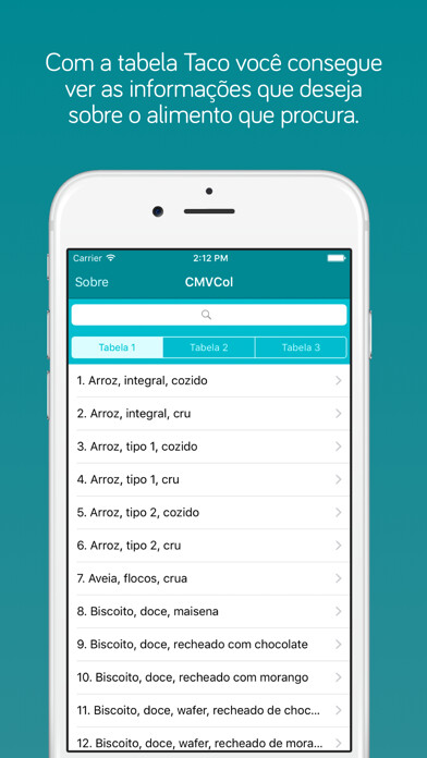 Emulate iPhone app Tabela Taco using MyAndroid Emulate iPhone app Tabela Taco using MyAndroid