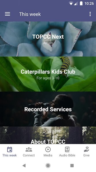 Emulate iPhone app TABERNACLE OF PRAISE CHURCH using MyAndroid Emulate iPhone app TABERNACLE OF PRAISE CHURCH using MyAndroid