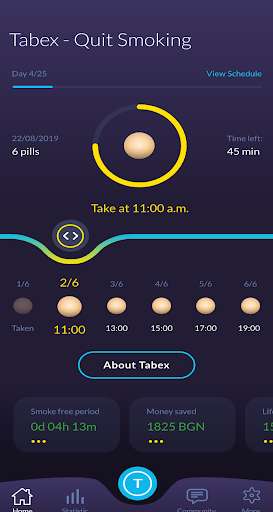 Run android online APK Tabex - Quit Smoking from MyAndroid or emulate Tabex - Quit Smoking using MyAndroid