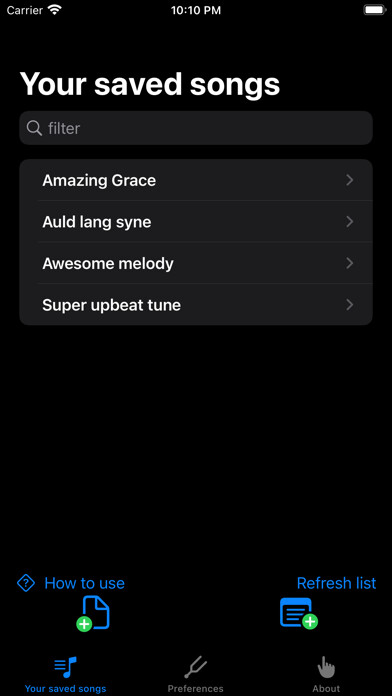Emulate iPhone app Tab Extractor using MyAndroid