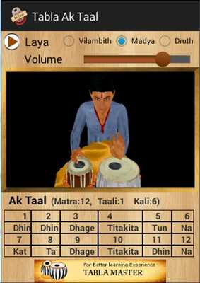 Emulate Android APK Tabla Ak Taal