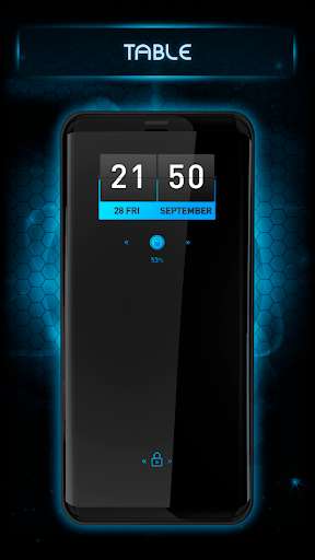 Run android online APK Table Blue Theme - Art Fine Always On Display from MyAndroid or emulate Table Blue Theme - Art Fine Always On Display using MyAndroid