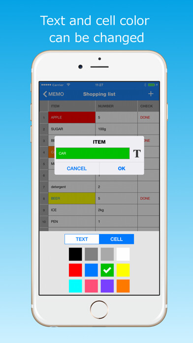 Emulate iPhone app Table Memo using MyAndroid Emulate iPhone app Table Memo using MyAndroid