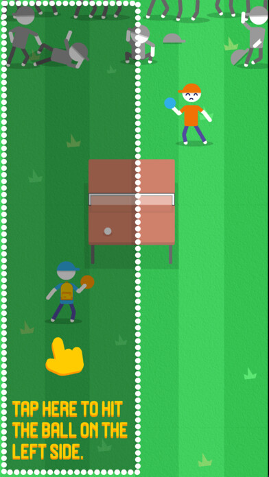 Emulate iPhone app Table Tennis Stickman using MyAndroid