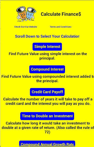 Run android online APK Tablet Financial Calculator from MyAndroid or emulate Tablet Financial Calculator using MyAndroid