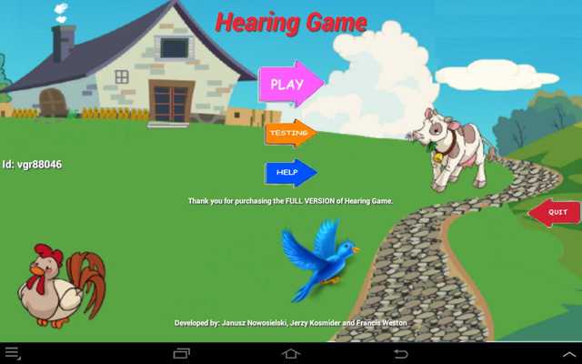 Emulate Android APK Tablet Hearing Test Emulate Android APK Tablet Hearing Test