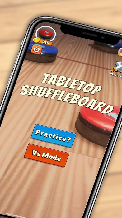 Emulate iPhone app Tabletop Shuffleboard using MyAndroid Emulate iPhone app Tabletop Shuffleboard using MyAndroid