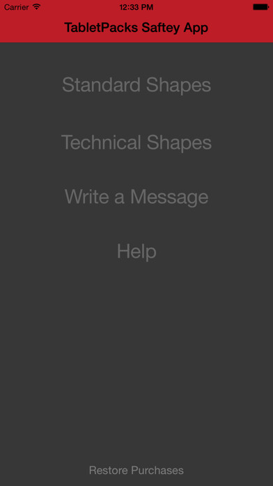 Emulate iPhone app Tablet Packs - Safety App: Flashing lights, shapes and scrolling text. using MyAndroid Emulate iPhone app Tablet Packs - Safety App: Flashing lights, shapes and scrolling text. using MyAndroid