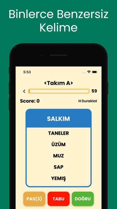 Emulate iPhone app Tabu & Anlat Bakalım Oyunu using MyAndroid Emulate iPhone app Tabu & Anlat Bakalım Oyunu using MyAndroid
