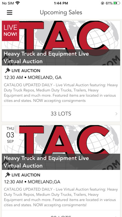 Run android online APK TAC Auction from MyAndroid or emulate TAC Auction using MyAndroid