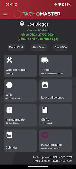 Emulate iPhone app Tachomaster Worker using MyAndroid Emulate iPhone app Tachomaster Worker using MyAndroid