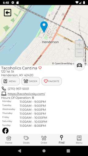 Run android online APK Tacoholics from MyAndroid or emulate Tacoholics using MyAndroid