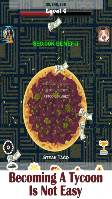 Emulate iPhone app Taco Mucho Clicker - Super Crafter Streetfood Truck Master Game using MyAndroid Emulate iPhone app Taco Mucho Clicker - Super Crafter Streetfood Truck Master Game using MyAndroid