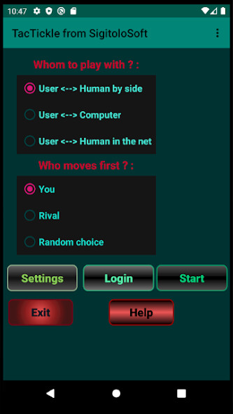 Run android online APK TacTickle game by SigitoloSoft. from MyAndroid or emulate TacTickle game by SigitoloSoft. using MyAndroid