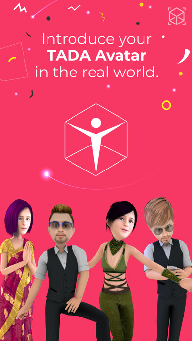 Emulate iPhone app TaDa Time - 3D AR Messenger using MyAndroid