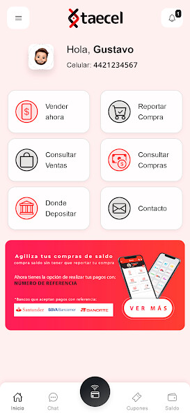 Run android online APK TAECEL - Recargas Electrónicas from MyAndroid or emulate TAECEL - Recargas Electrónicas using MyAndroid