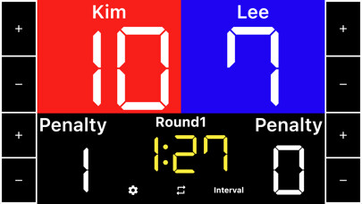 Emulate iPhone app Taekwondo Scoreboard using MyAndroid