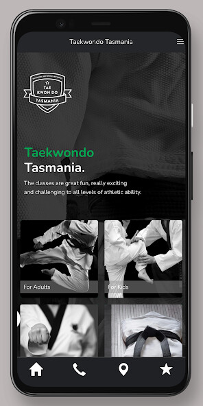 Emulate iPhone app Tae Kwon Do Tasmania using MyAndroid Emulate iPhone app Tae Kwon Do Tasmania using MyAndroid
