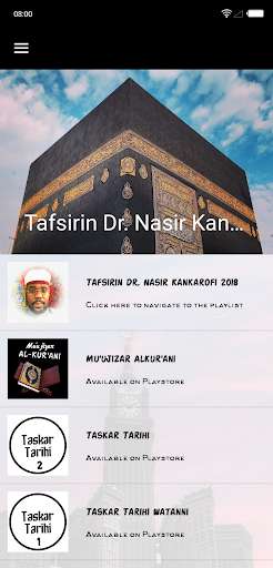 Run android online APK TAFSIRIN DR. NASIR KANKAROFI 2018 B from MyAndroid or emulate TAFSIRIN DR. NASIR KANKAROFI 2018 B using MyAndroid