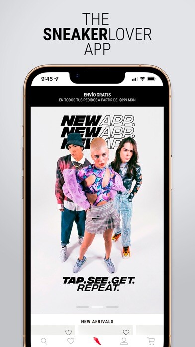 Emulate iPhone app TAF – Tienda de tenis y moda using MyAndroid