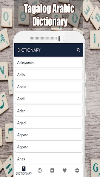Run android online APK Tagalog Arabic Dictionary from MyAndroid or emulate Tagalog Arabic Dictionary using MyAndroid