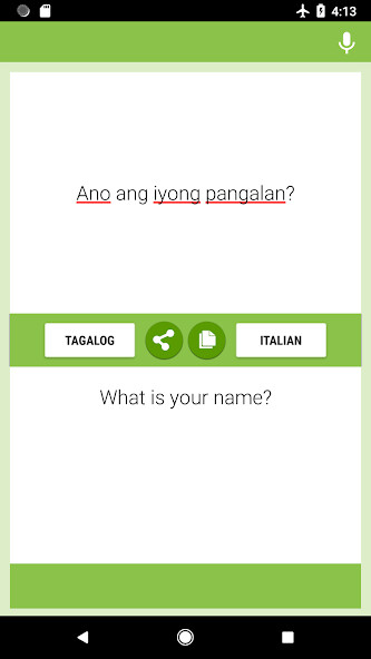 Run android online APK Tagalog-Italian Translator from MyAndroid or emulate Tagalog-Italian Translator using MyAndroid
