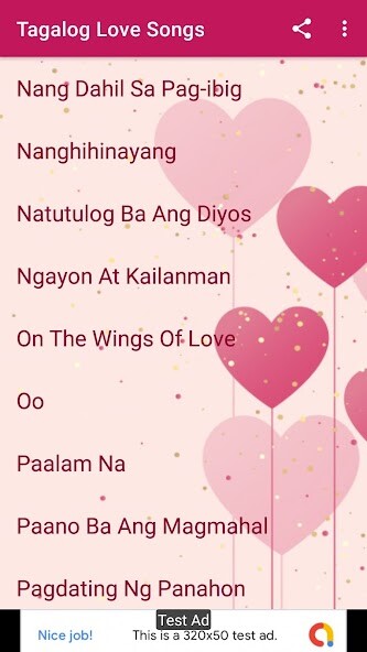 Emulate Android APK Tagalog Love Songs